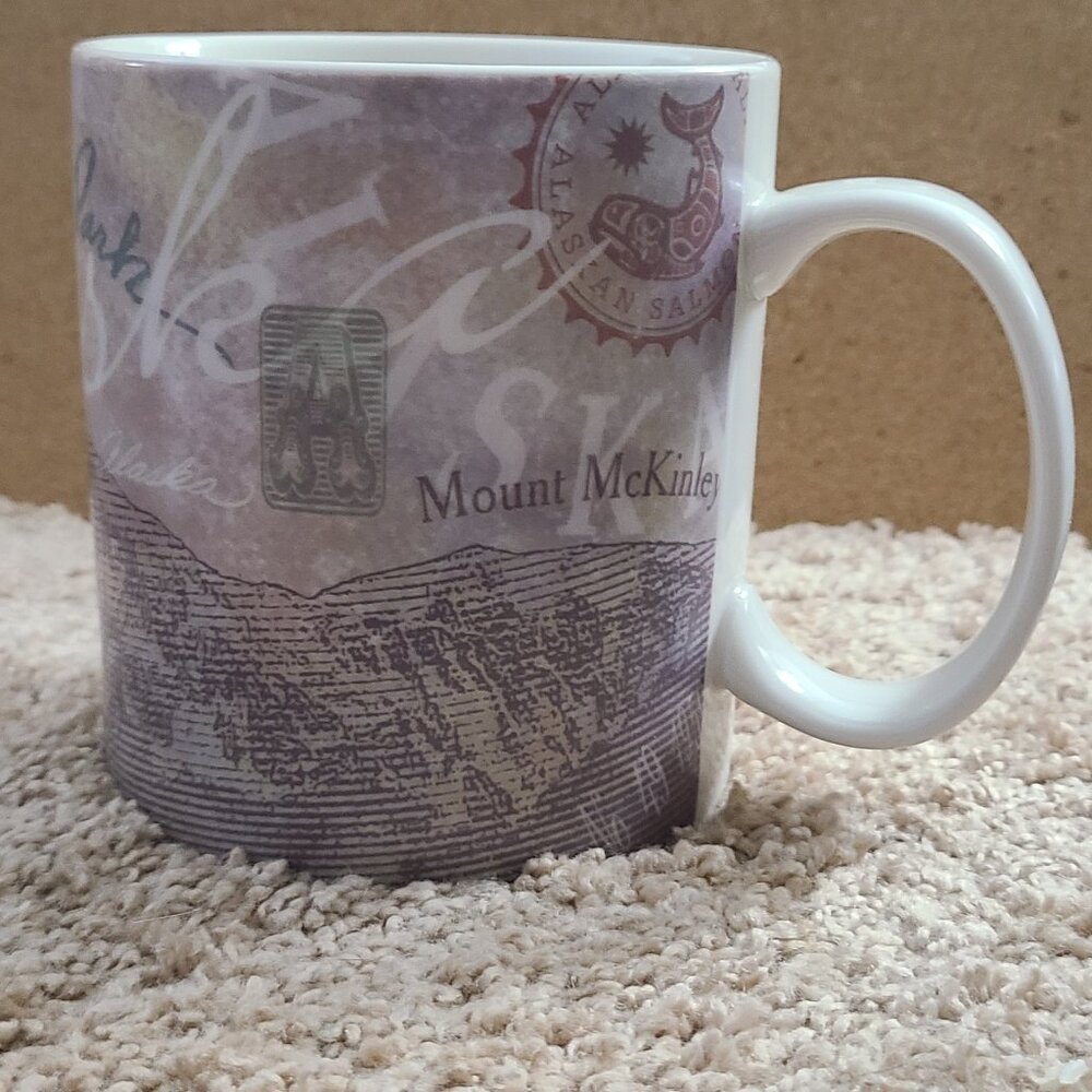 Barnes and Noble oversize Alaska mug 4" tall; 2007